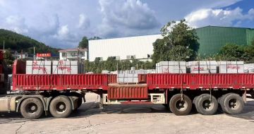 鄂州 芝麻灰花岗岩地铺石出货日常