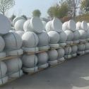 鄂州 白麻花岗岩石材圆球，石球，挡车球，隔离球，景观石球，风水球等