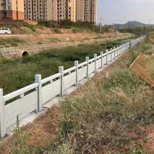 鄂州 白麻河道栏杆效果展示图