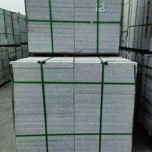 鄂州 芝麻白火烧，园林广场市政工程地铺石，1.8~5.0厚均有现货