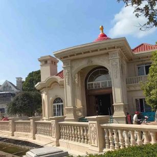 鄂州 黄金麻花岗岩欧式别墅