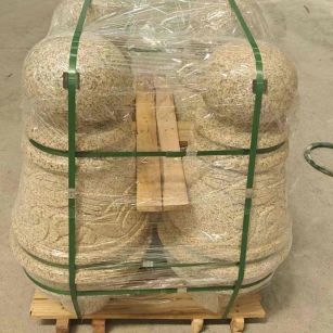 鄂州 黄金麻异形定制雕花——棒棒糖挡车柱