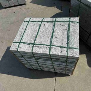 鄂州 白麻花岗岩石材自然面蘑菇石成品