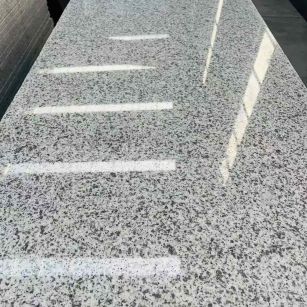 鄂州 白麻花岗岩光面毛板