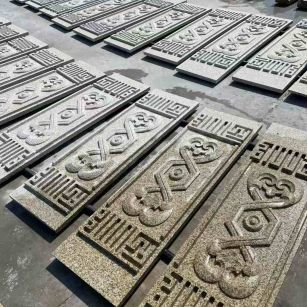 鄂州 黄金麻花岗岩外墙雕刻板