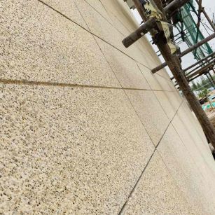 鄂州 黄金麻花岗岩荔枝面外墙干挂石材效果示例