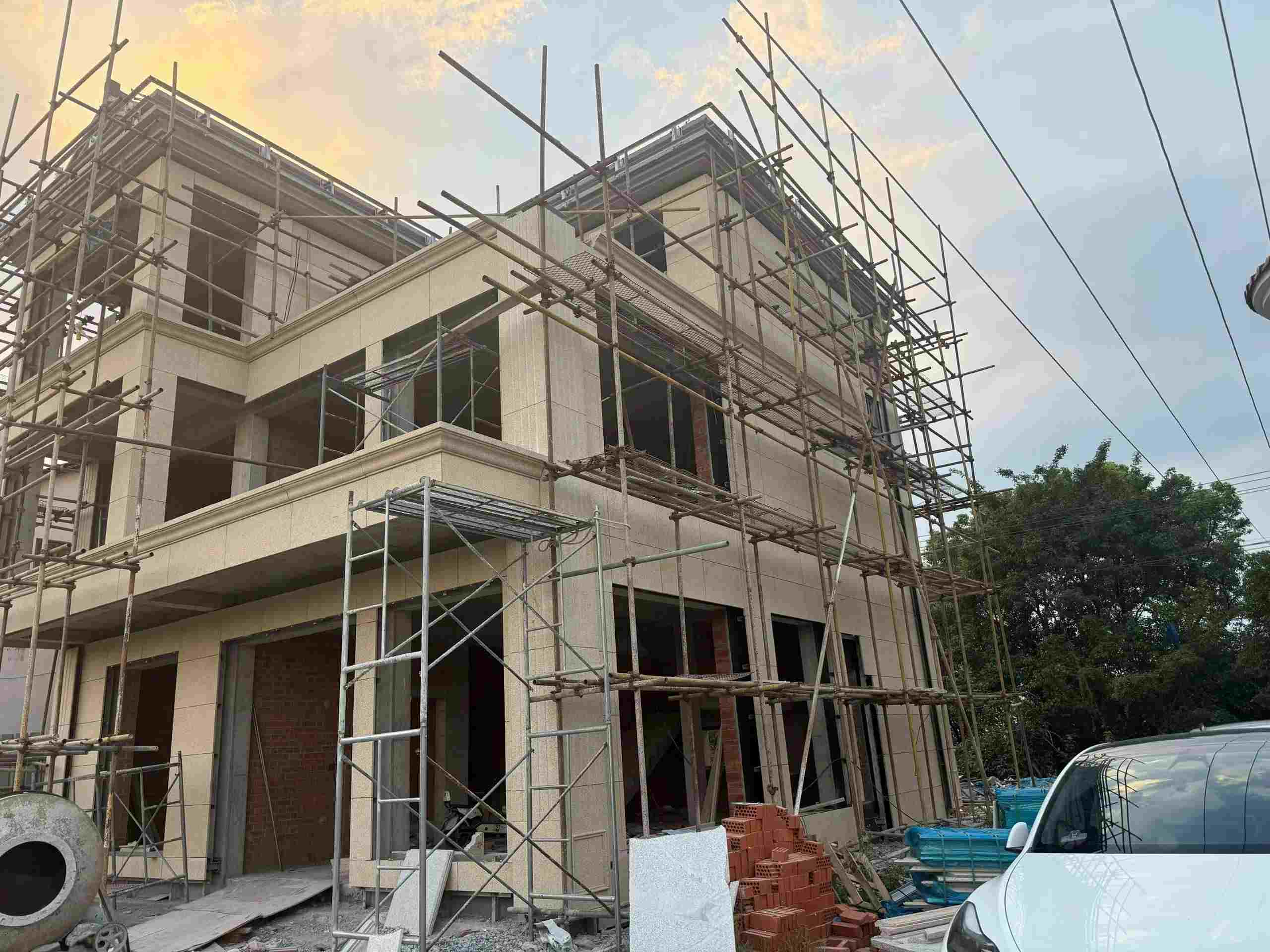 鄂州 黄金麻荔枝面花岗岩外墙干挂