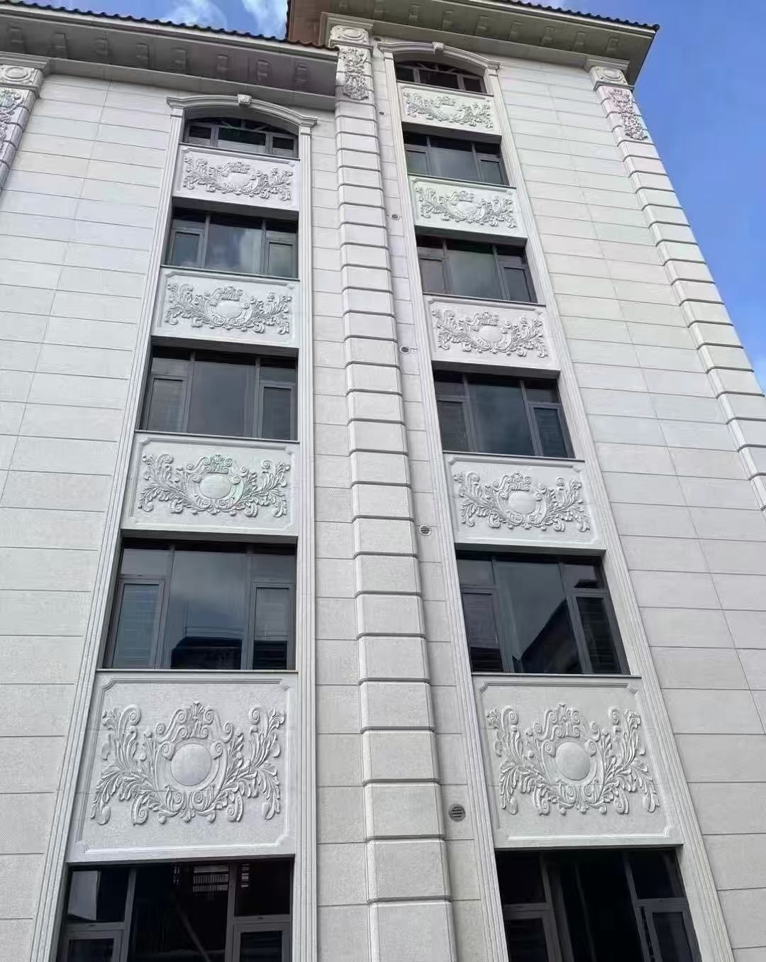 鄂州 白麻荔枝面花岗岩别墅外墙干挂