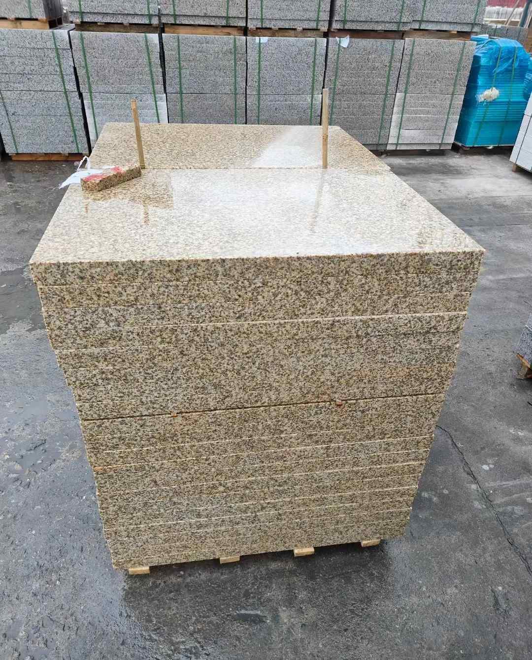 鄂州 湖北黄金麻花岗岩石材荔枝面外墙石材