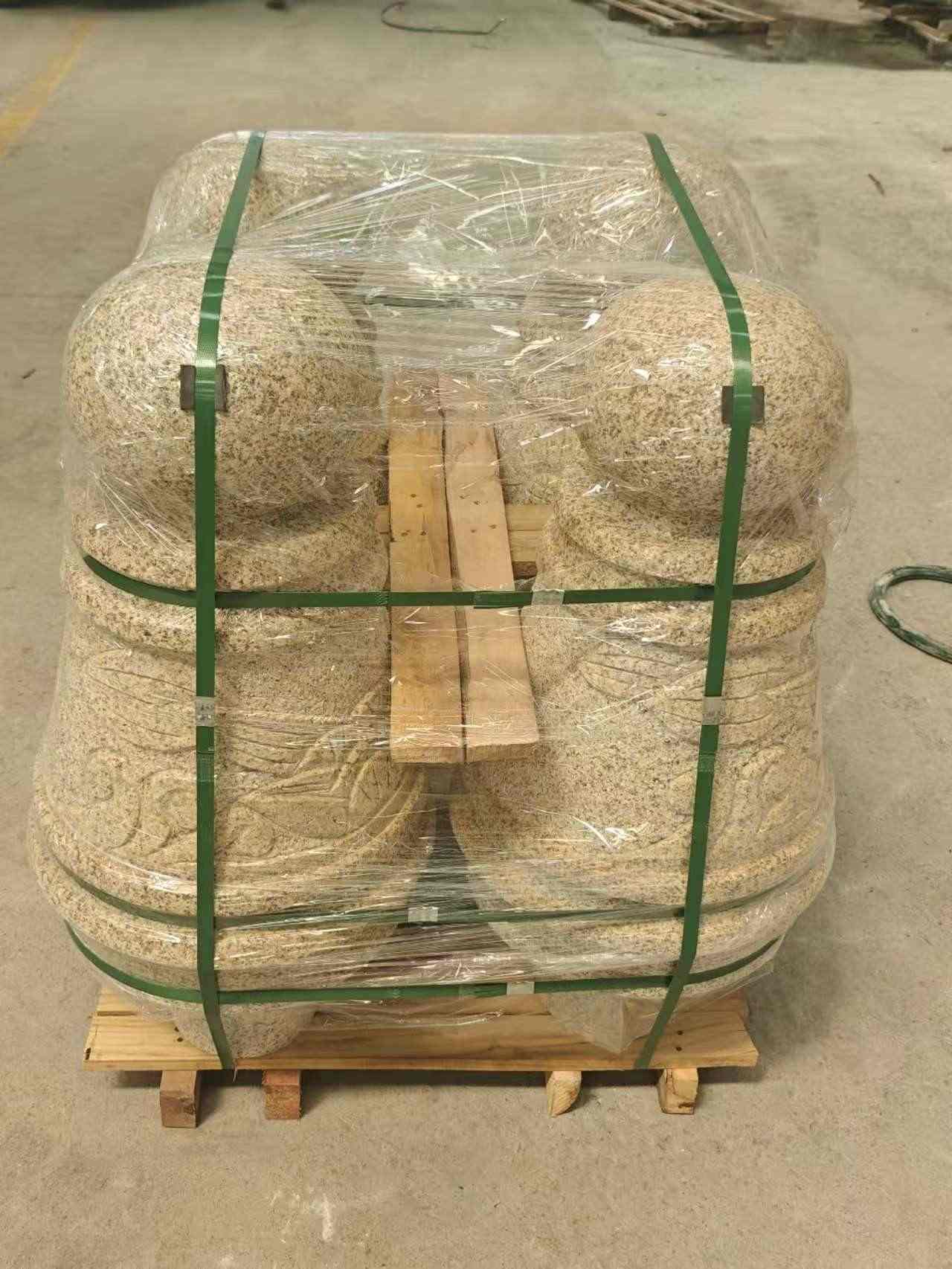 鄂州 黄金麻异形定制雕花——棒棒糖挡车柱