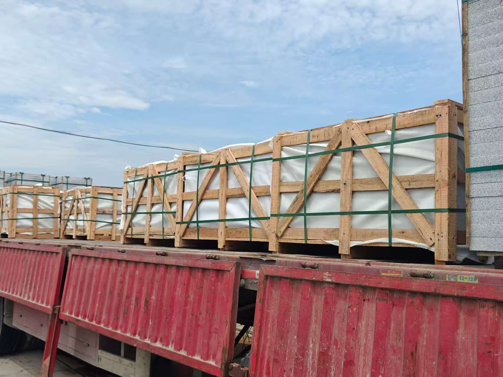 鄂州 芝麻白花岗岩地铺石出口专车-泰国游