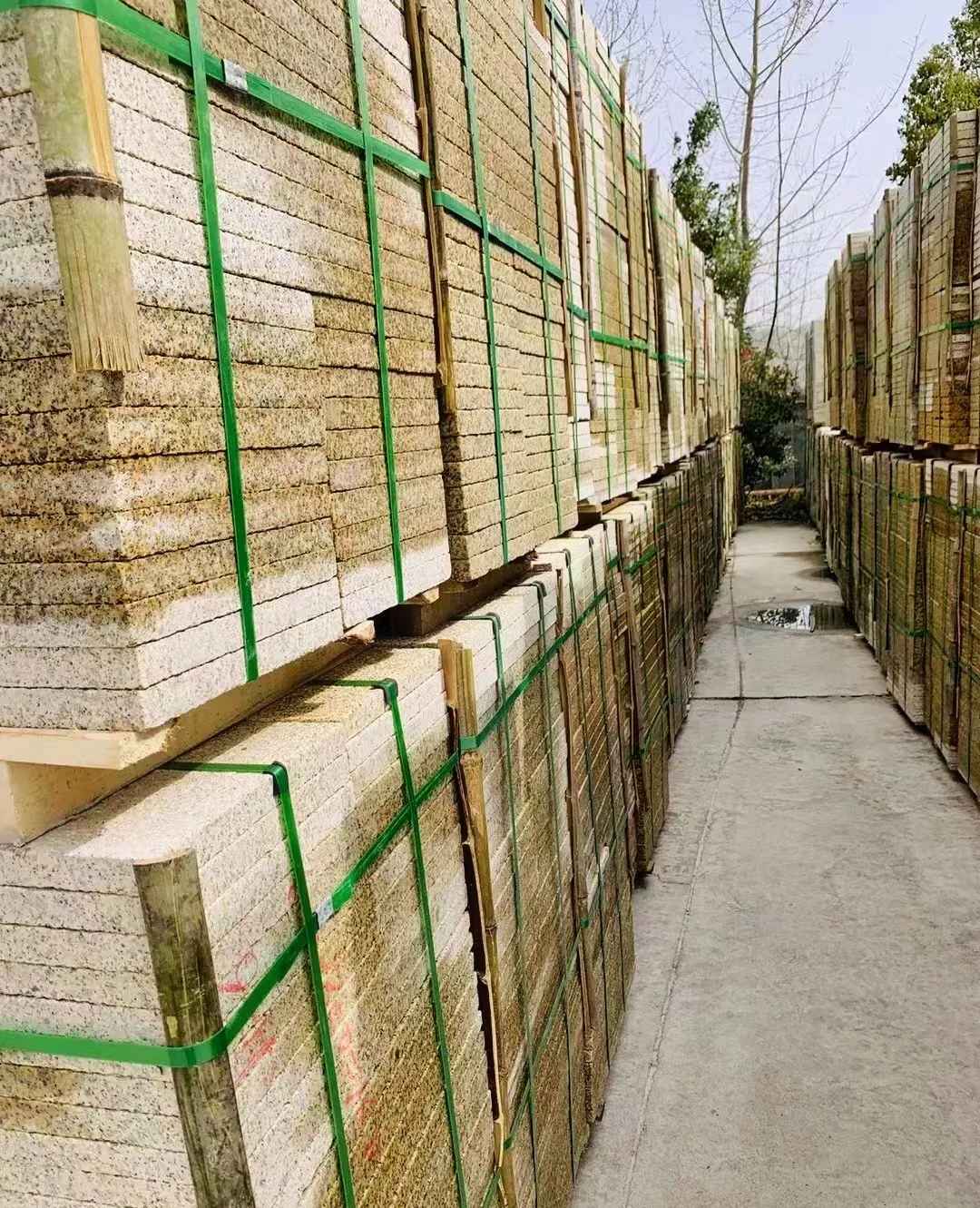 鄂州 黄金麻花岗岩荔枝面地铺石