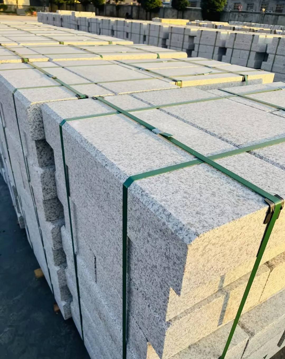 鄂州 白麻花岗岩路沿石，马路牙子，路缘石，平石，立缘石等