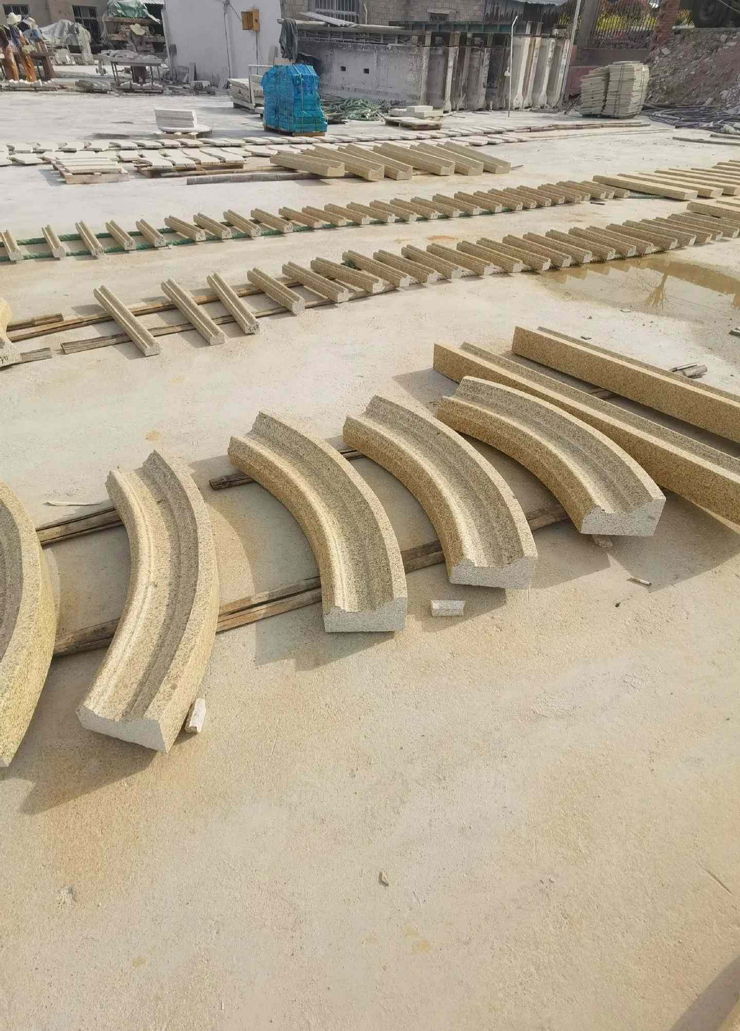 鄂州 黄金麻花岗岩别墅线条